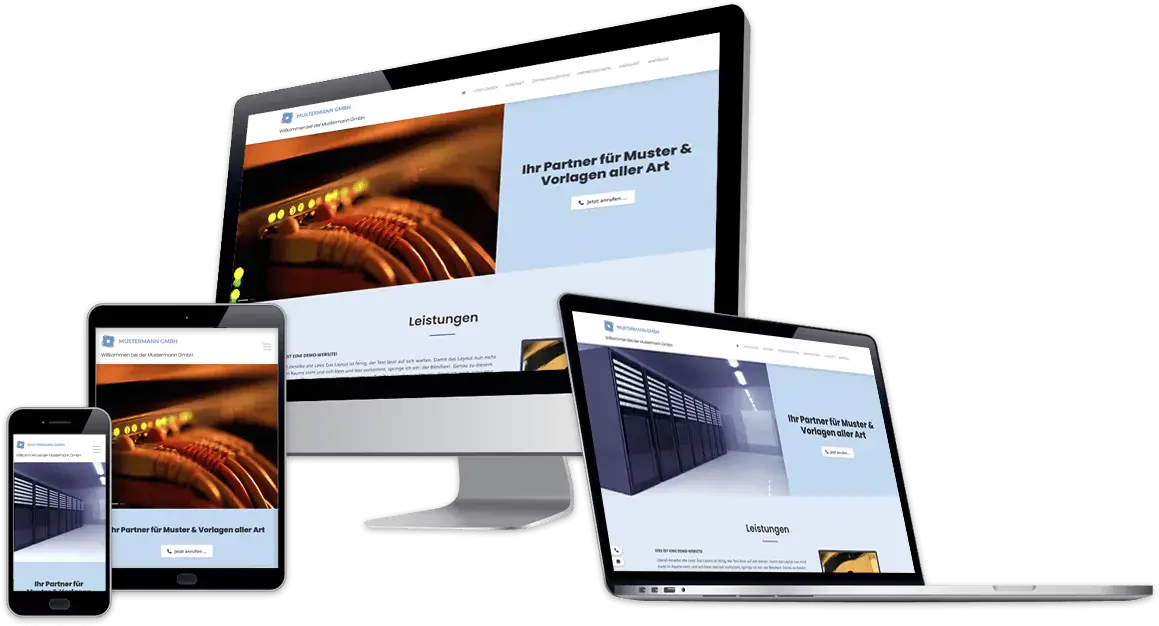 Günstige Homepage für Selbstständige & Dienstleister zum Festpreis